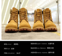 Genuine Leather Men's Winter Spring Ankle Treking Military Snow Yellow Tactical Boots Outdoor Footwear for Women Men Work Shoes - Buy online at  Vibe In Cart.