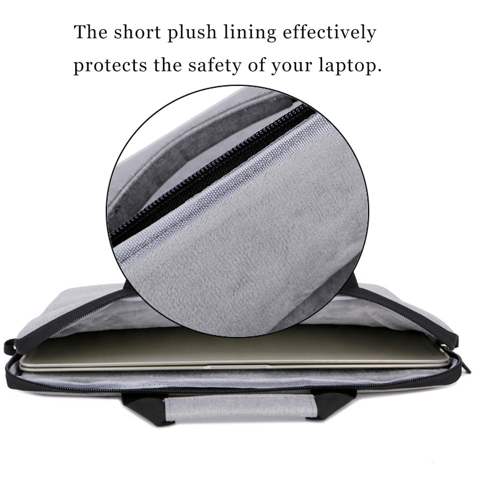 Shock Absorbing Polyester Laptop Bag for Women, 13.3 17 Inch
