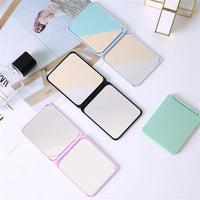 Foldable Makeup Mirror Portable Double-Sided Mirror Student Dormitory Desktop Small Gift Wholesale - Buy online at  Vibe In Cart.