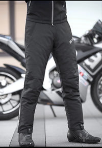 Men's Waterproof Warm Winter Motorcycle Overpants With Quick Release