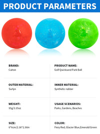 Caiton Park Golf Ball 60mm – Fluid Art Design (Red/Blue/Green) | 4-Layer Durable Core for Korean Courses & Indoor Practice - Buy online at  Vibe In Cart.