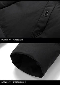 New Winter Men's Hooded Long Cotton Jacket, Thickened Warm Parka, Plus Sizes M-8XL - Buy online at  Vibe In Cart.