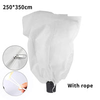 Non-Woven Fabric Plant Covers for Freeze Protection with Drawstring, 1-3 Pack