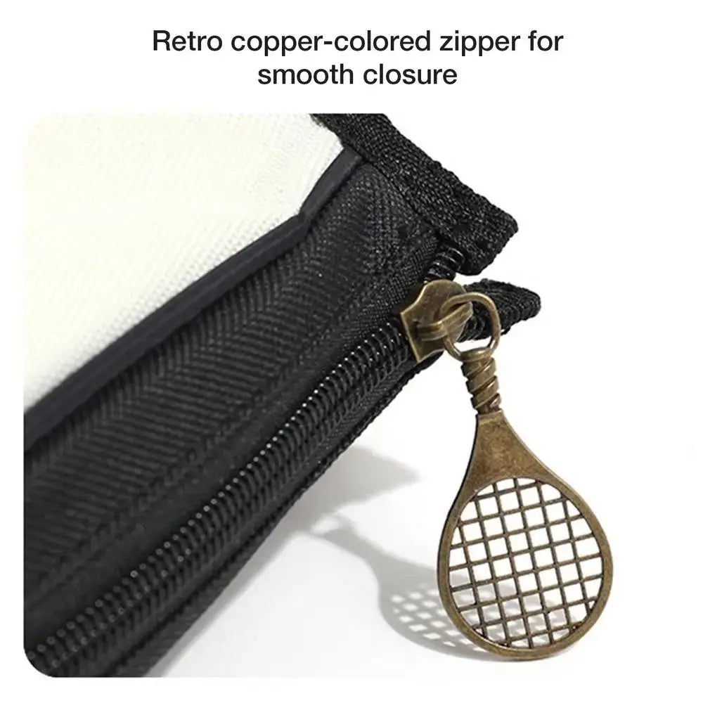 Large Capacity Tennis Rackets Bag Zipper Closure Adjustable Strap Racquet Backpack Professional Waterproof Racquet Sports Bag - Buy online at  Vibe In Cart.