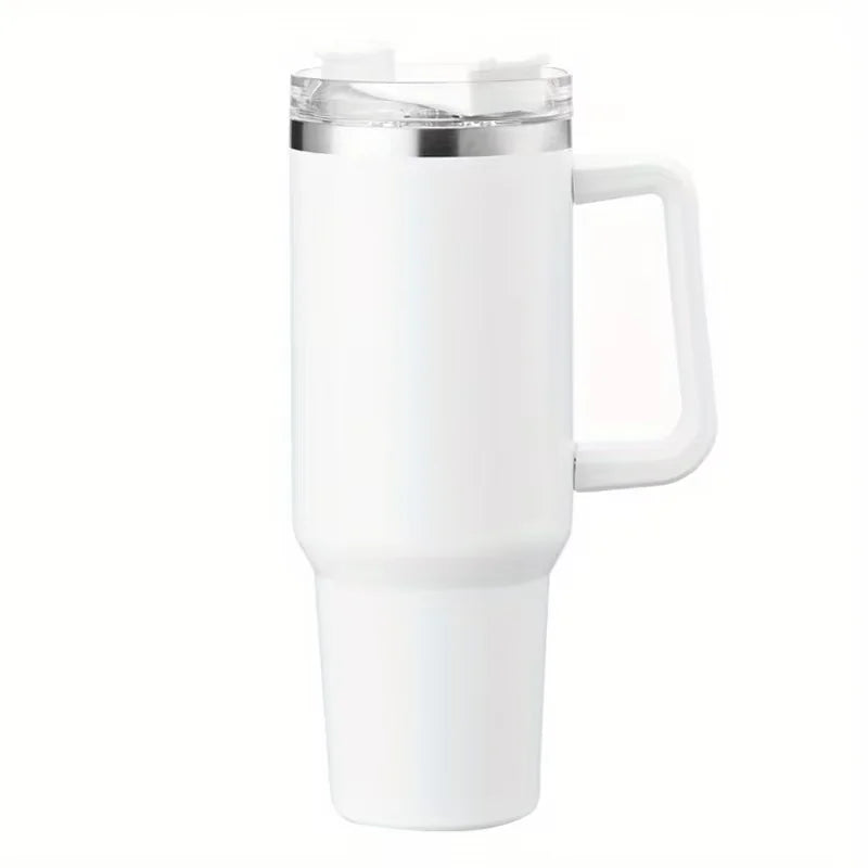 40oz Vacuum Insulated Stainless Steel Travel Tumbler with Handle