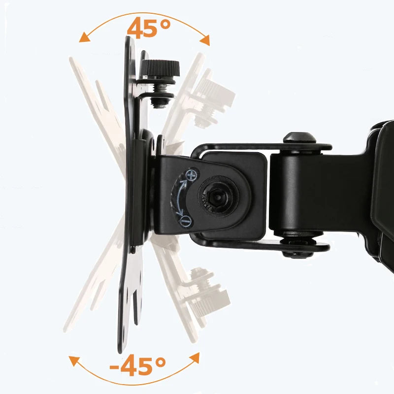 Height Adjustable Single Monitor Mount for 14-32 Inch Screens, Up to 19.8 lbs