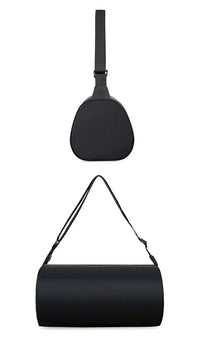 Unisex Nylon Bucket Gym Bag with Shoulder Strap for Travel