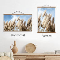 1PC Magnetic Wooden Picture Hanger Frames Poster Photos Wall Art Canvas Prints Paintings Teak Pine Wood Living Room Home Decor - Buy online at  Vibe In Cart.