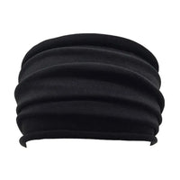 Unisex Fashion Cotton Print Wide Elastic Turban Hairband for Sports