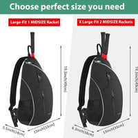 Tennis bag, tennis camisole backpack, crossbody bag, waterproof, suitable for badminton rackets and badminton rackets - Buy online at  Vibe In Cart.