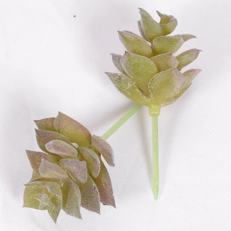 Artificial Succulent Plant Green PVC One Piece Desktop Ornament