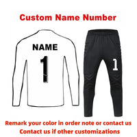 Unisex Long Sleeve Football Goalkeeper Tracksuit Uniform