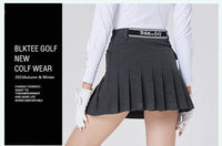 Blktee New Golf Skirt Women's Elastic Waist Sports Skirts Ladies Pleated Pockets Short Skort High Waist Tennis Golf Culottes - Buy online at  Vibe In Cart.