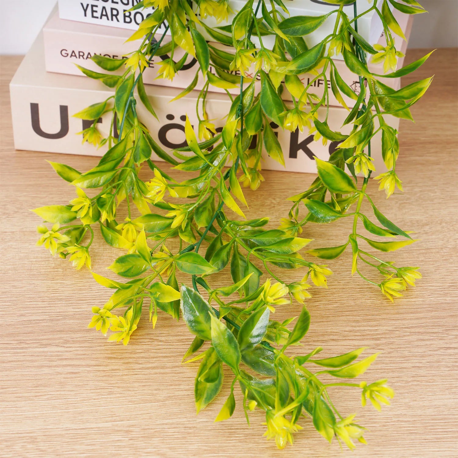 Artificial Plant Rattan Wall Hanging Vines Leaves Branches Plastic Fake Silk Leaf Green Plant Ivy Home Outdoor Garden Decor - Buy online at  Vibe In Cart.