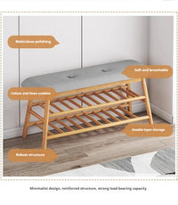 Shoe changing stool, simple doorstep stool for home use, soft cushioned stool, integrated shoe rack for entry, storage rack - Buy online at  Vibe In Cart.