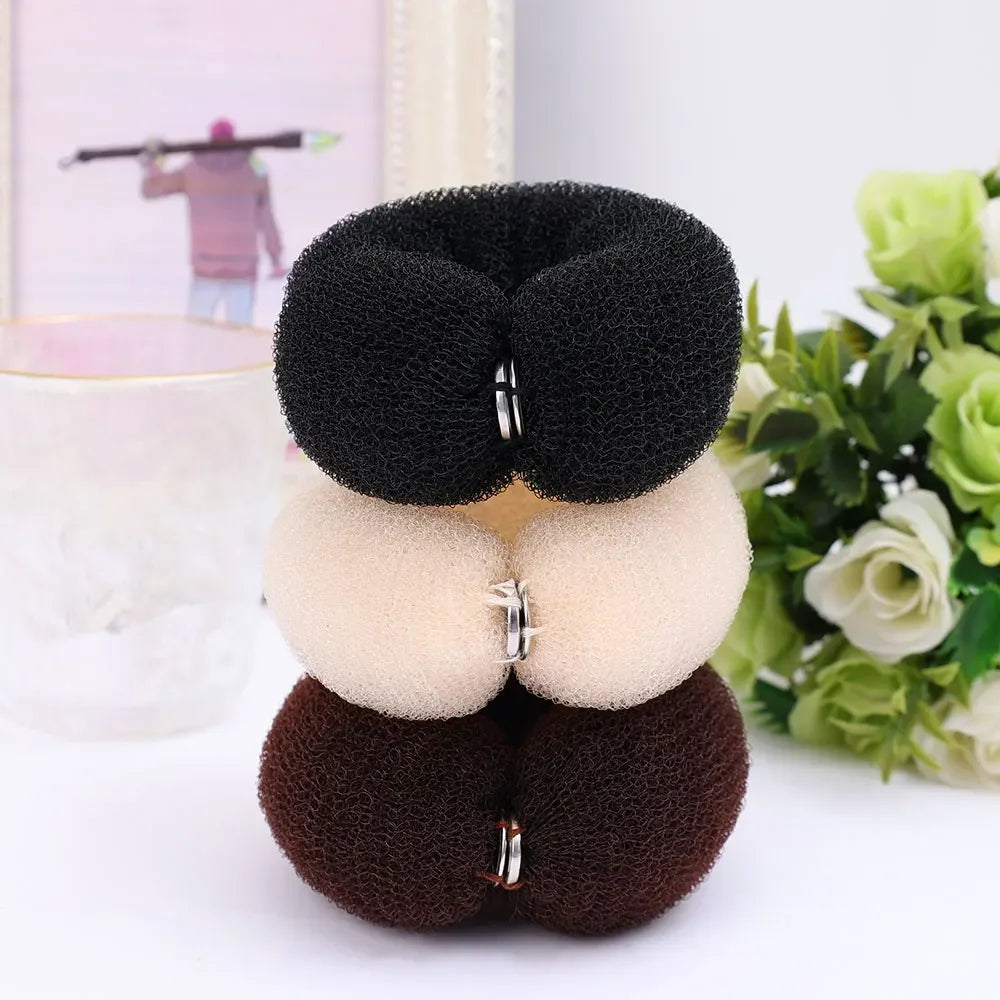 Magic Roll Foam Sponge Easy Big Ring Women Fashion Hair Bun Maker Donut Hair Styling Tools Hairstyle Hair Accessories for Girls - Buy online at  Vibe In Cart.