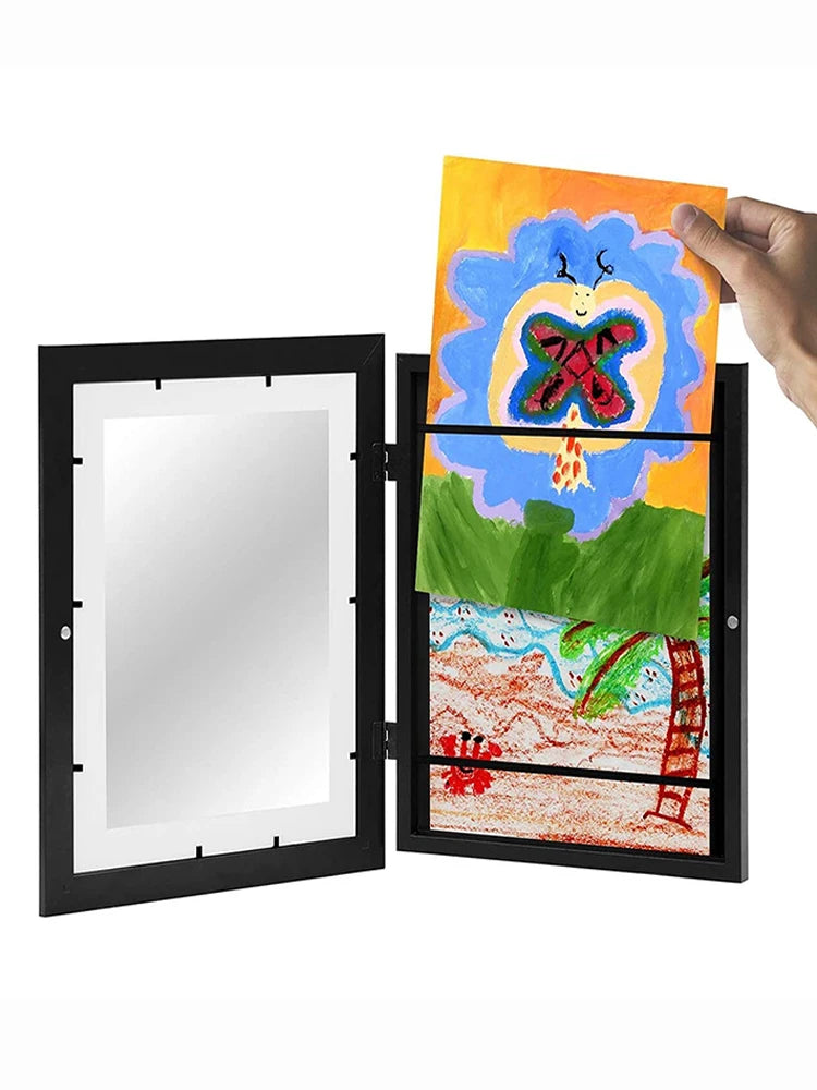 Children Art Frames Magnetic Front Open Changeable Kids Frametory for Poster Photo Drawing Paintings Pictures Display Home Decor - Buy online at  Vibe In Cart.
