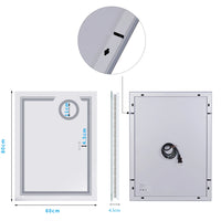 LUVODI LED Mirror Bathroom Wall Mounted Magnifying Mirror for Washroom Toilet Shower Vanity Makeup Shaving Mirrors - Buy online at  Vibe In Cart.