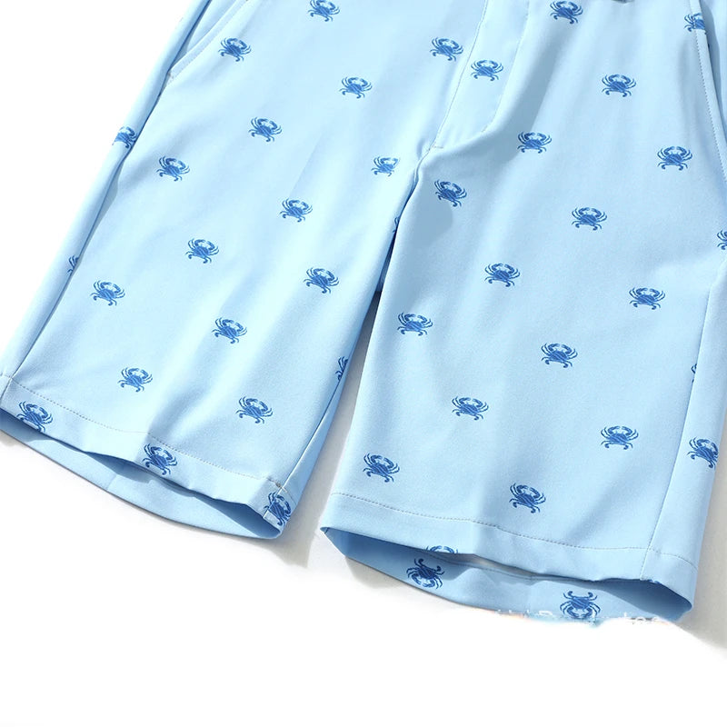 New Golf Shorts Mens Summer Slim Fit Baseball Golf Shorts Sweatpants Male Elastic Sports Wear Fast Dry Casual Trousers Running