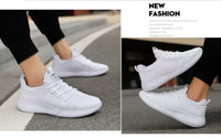Men's Casual Sneakers Breathable Lace-Up Anti-Slip Shoes Size 39-50