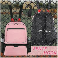 Large Capacity Tennis Backpack Sports Racket Pack Holds 1-2 Tennis Rackets Outdoor Badminton Bag With Shoe Pocket Black Pink - Buy online at  Vibe In Cart.
