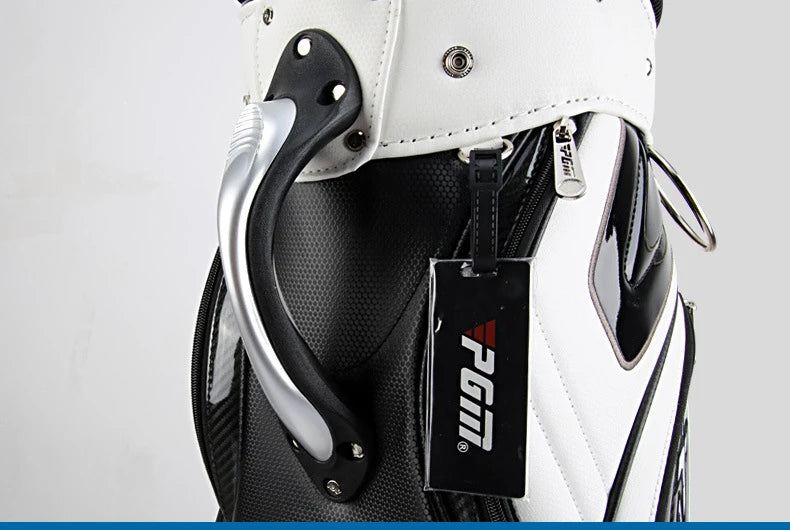Men's PU Waterproof Golf Bag for 14 Clubs Large Capacity