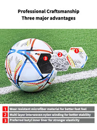 Soccer Ball for Youth Adult, Classic Soccer Ball Indoor Outdoor Sports Game Training Practice Play Ball，Birthday Gifts - Buy online at  Vibe In Cart.