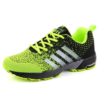 Men's Plus-Size Lace-Up Casual Sports Shoes for Walking and Running