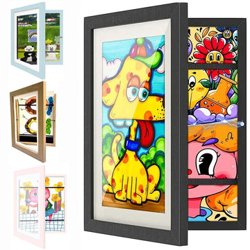 Children Drawing Frame A4 Wooden poster frame for walls Children's Art frame Changeable Kids Pictures Display Frames Home Decor - Buy online at  Vibe In Cart.