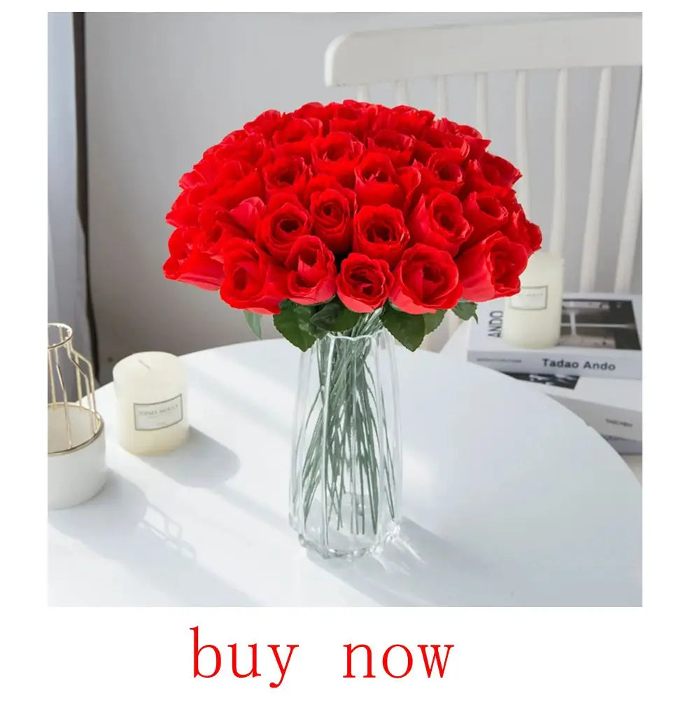 5 Forks 15 Heads Artificial Flowers Small Carnation Festival Wreath Accessories Home Living Room Table Bonsai Wedding Decoration - Buy online at  Vibe In Cart.