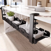 Telescopic Under Desk Metal Cable Management Tray for Home Office