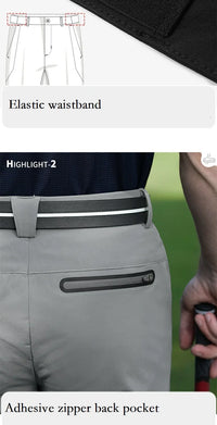 PGM Golf Pants Men Breathable Quick-dry Trousers Stretch Sports Ball Pants Comfortable Men's Sweatpant with Zipper Pockets - Buy online at  Vibe In Cart.
