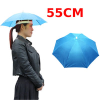 Portable Head Umbrella Hat Fishing Caps Anti-Rain Fishing Anti-Sun Umbrella Hat Adults Children Unisex Outdoor Pesca Sports Cap - Buy online at  Vibe In Cart.