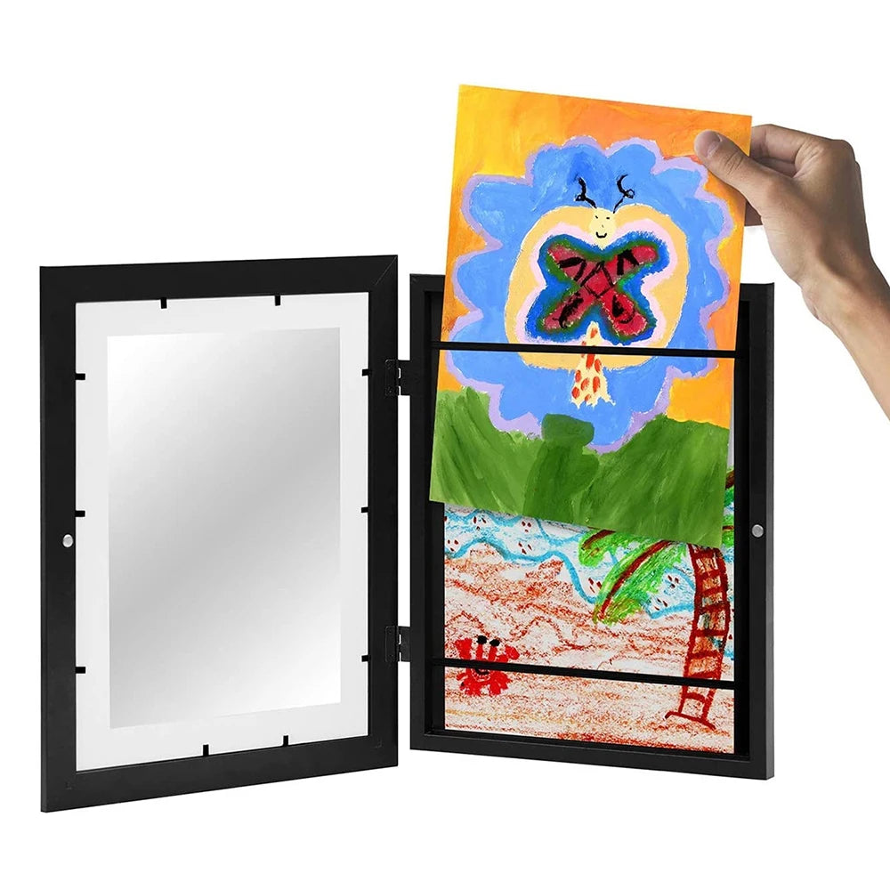 Children Art Frames Magnetic Front Open Changeable Kids Frametory for Poster Photo Drawing Paintings Pictures Display Home Decor - Buy online at  Vibe In Cart.