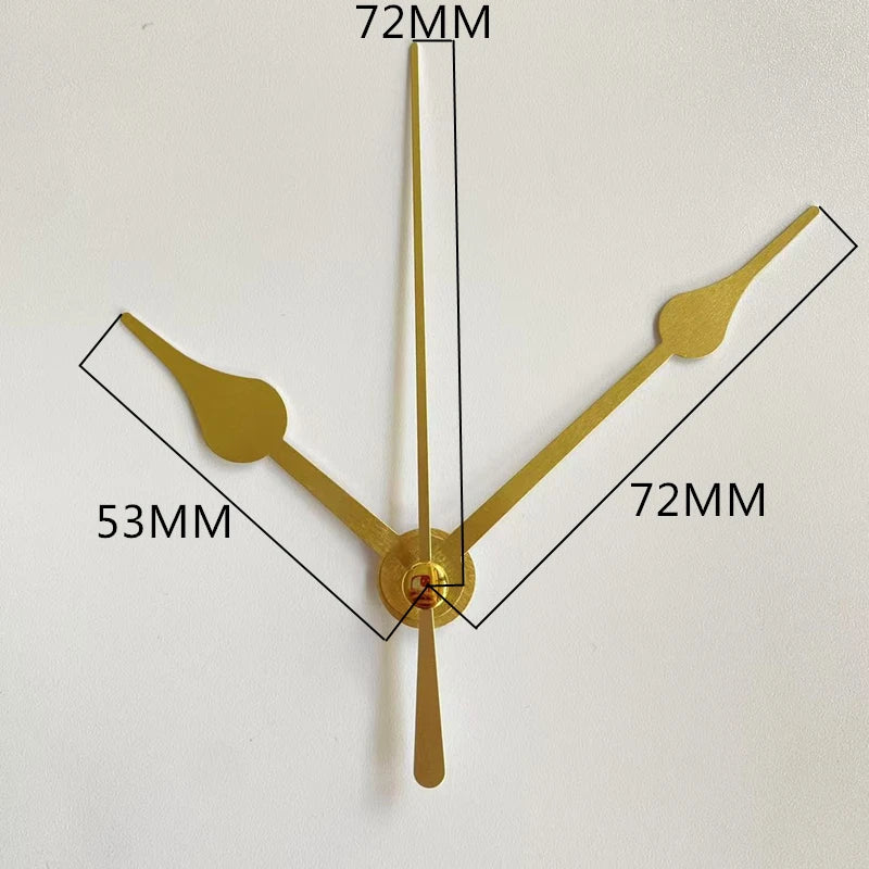 Silent Quartz Battery Operated Clock Movement with Hands