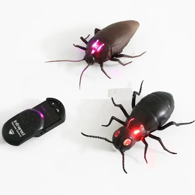 Trick Electric Cockroach Pet RC Simulation Spider Robotic Remote Control Ant Toy Halloween Xmas Mini Gift for Adult Prank Insect