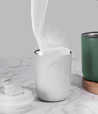 Mini Thermos Bottle Coffee Mug Stainless Steel Cup Thermal Leakproof Vacuum Flask Double Wall Tumbler Insulated Travle Drinkware - Buy online at  Vibe In Cart.