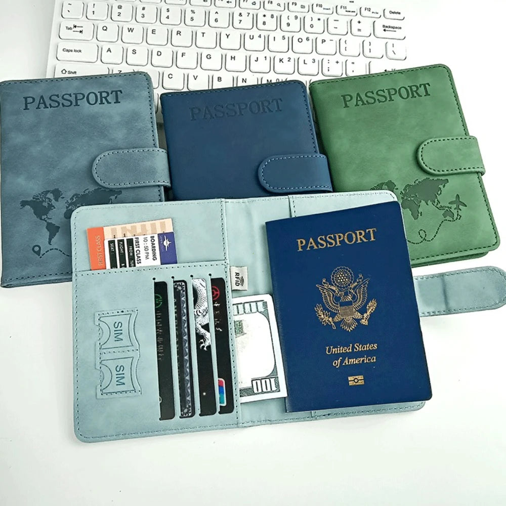 Travel Passport Holder in PU Material for Men and Women