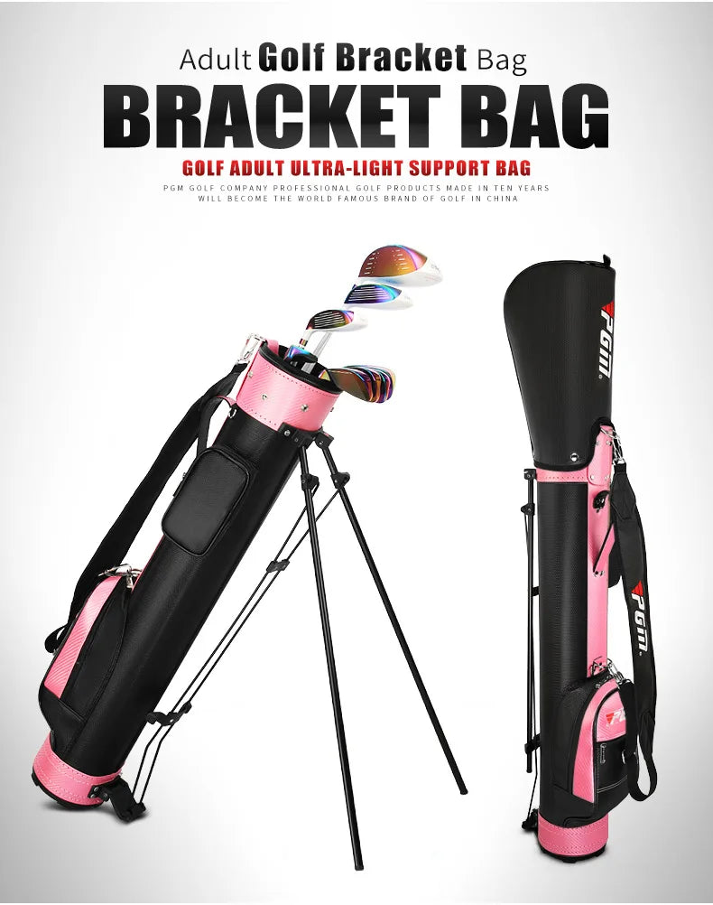Unisex PU Golf Bag for 9 Clubs with Multiple Colors