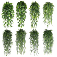 Artificial Plant Persian fern Leaves Vines Home Room Decor Hanging Plastic Leaf Grass Wedding Party Wall Balcony Home Decoration - Buy online at  Vibe In Cart.