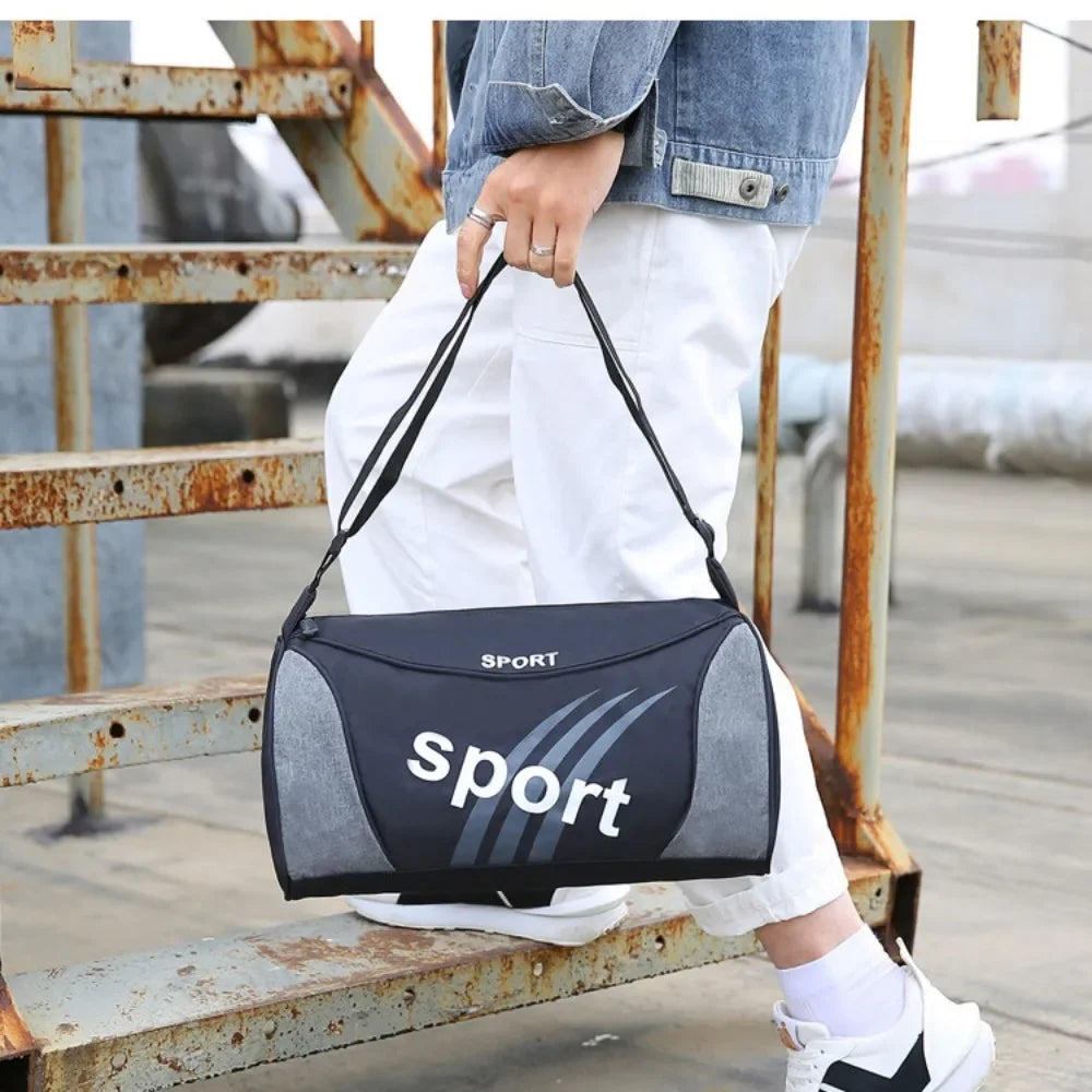Women's & Men's Gym Bag Unisex Outdoor Crossbody Shoulder Backpack Personalized Duffel Overnight Travel Yoga Sports Bag - Buy online at  Vibe In Cart.