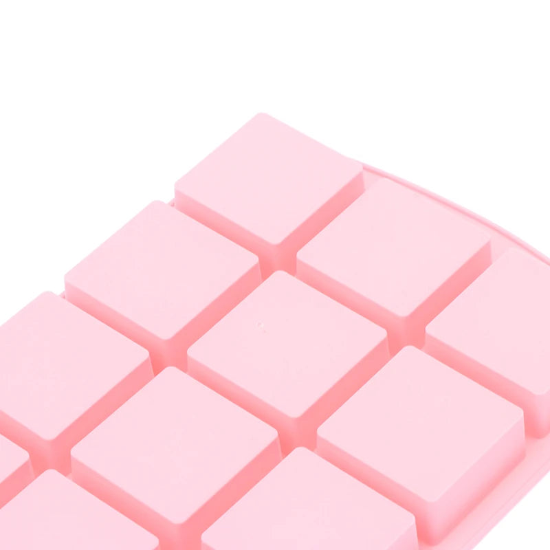 12Cavity Square Silicone Molds For DIY Brownie Bites Fudges Cakes Candy Jelly Bakeware For Kids Baking Decorating Mold - Buy online at  Vibe In Cart.