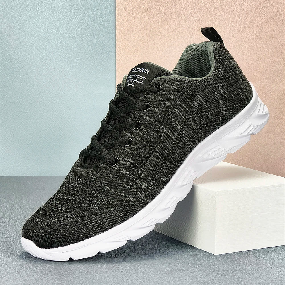 Breathable Mesh Men Sneakers Plus Size 39-46 Sport Casual Shoes For Men Lightweight Cushioning Walking Shoes - Buy online at  Vibe In Cart.