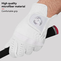 1 Pc Golf Gloves Left Right Hand Men's Soft Ultra-fiber Cloth Breathable Wear-resistant Golf Gloves Sports Gloves - Buy online at  Vibe In Cart.