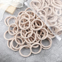Women's Elastic Hair Bands, 4cm, Polyester, Set of 50