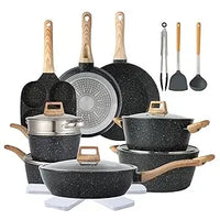 16PCS  Pots and Pans Set Non Stick Cookware Set Nonstick with Cooking SetAnd 21-piece sets are available for selection - Buy online at  Vibe In Cart.