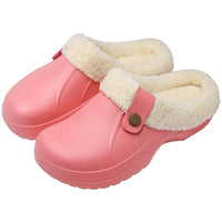 Waterproof Plush Lined Slippers for Indoor and Outdoor Use