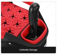 Travel Golf Bag with Fixed Club Holder, Nylon Material