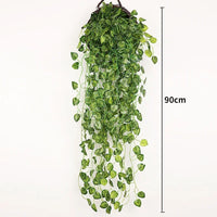 90cm Artificial Plant Vine Home Decoration Hanging Plastic Leaf Grass Garland Outdoor Wedding Party Decorations Fake Rattan Ivy - Buy online at  Vibe In Cart.