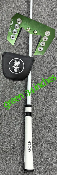Right-Handed Golf Putter with Steel Shaft, Black, 33-35 Inches